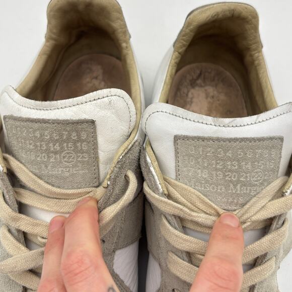 Maison Margiela Low GAT Khaki Shoes Sneakers Men\'s 47 US 14 Rare main image 7